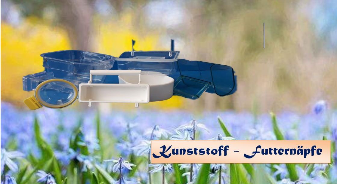 Kunststoff - Futternäpfe